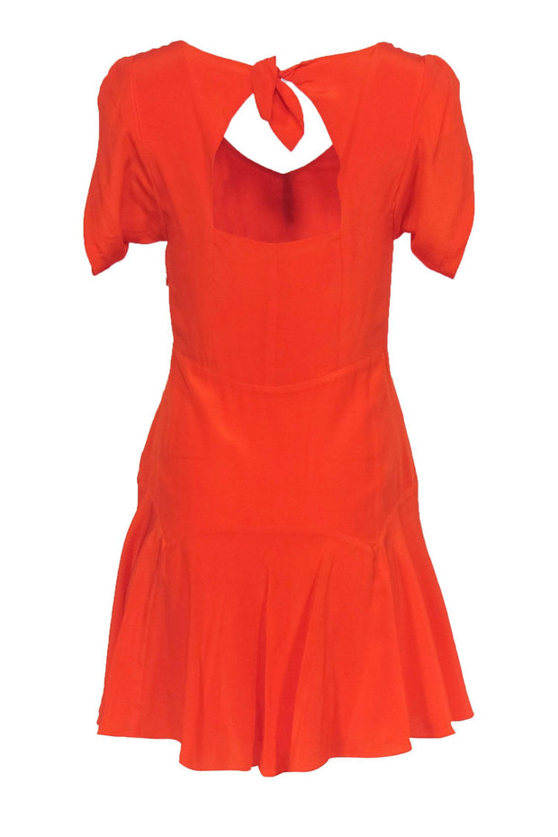 bright orange skater dress Orange Frill White Frill Detail Pleated Skater Dress PrettyLittleThing  Dresses Nwt Prettylittlething Bright Orange