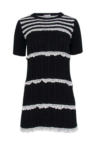 black knit mini dress Tuckernuck Black Knit Jaq Mini Dress Black / S main image 0