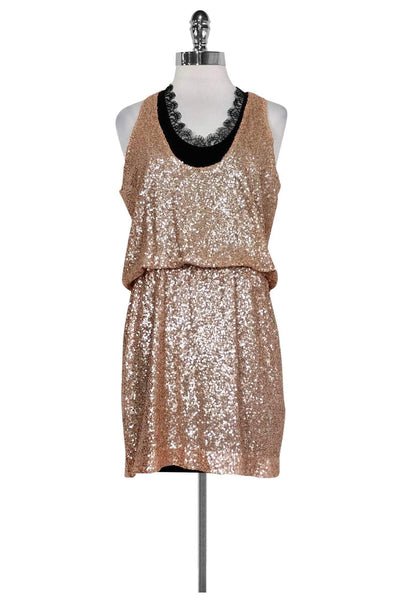 Robert Rodriguez - Blush Pink Sequin Dress Sz 2
