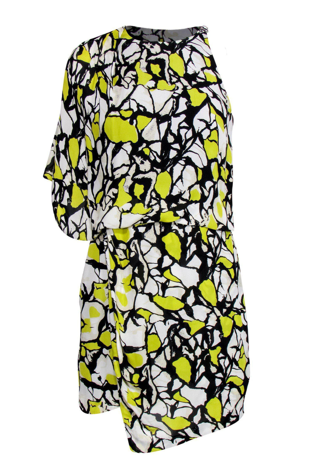 robert rodriguez silk dress Robert Rodriguez Cold-Shoulder Striped Silk Midi Dress evaChic