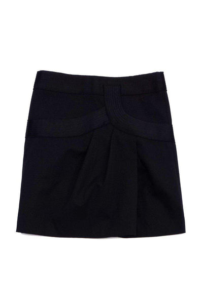 Current Boutique-Robert Rodriguez - Black Pleated A-Line Skirt Sz 2