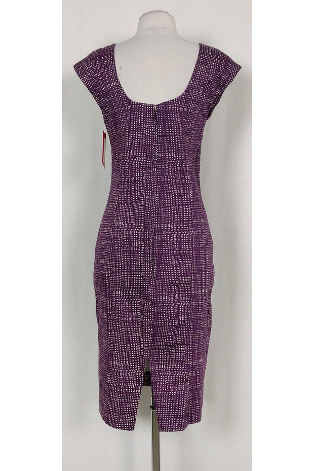 Current Boutique-Samantha Sung - Violet & White Stella Dress Sz 8
