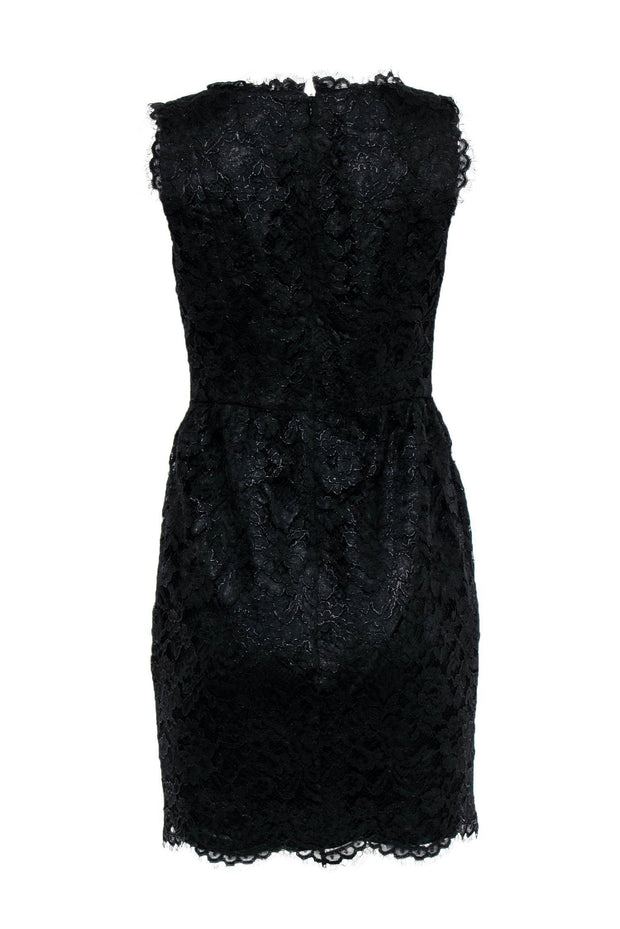 Shoshanna - Black Lace Plunge Cocktail Dress Sz 8 Shoshanna - Black Lace Plunge Cocktail Dress Sz 8