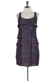 Current Boutique-Shoshanna - Multicolor Ruffle Dress Sz 0
