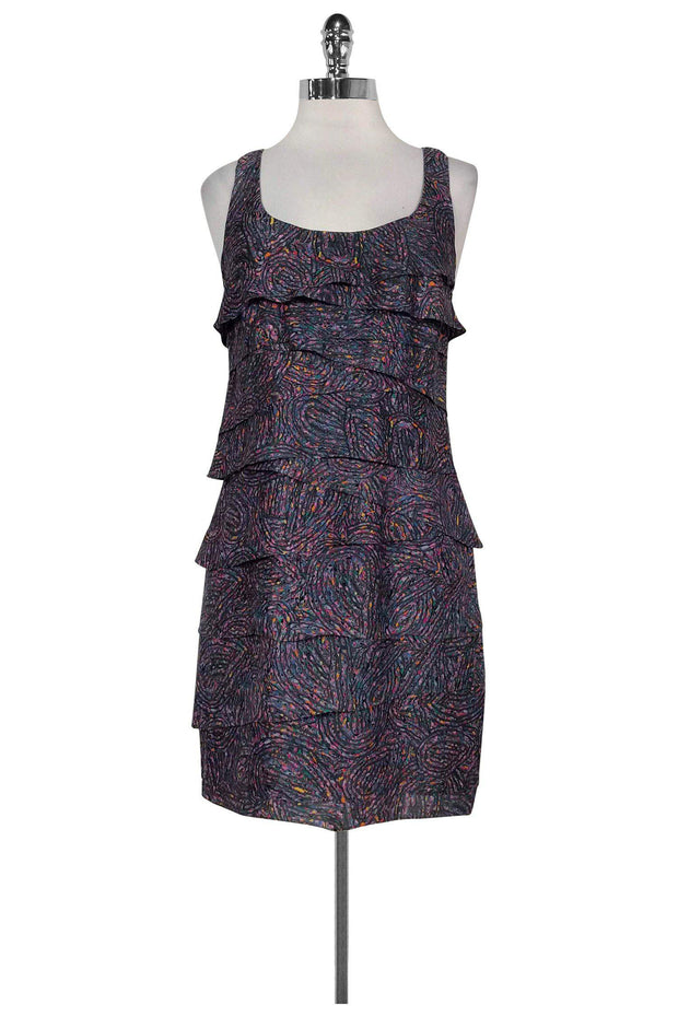 Current Boutique-Shoshanna - Multicolor Ruffle Dress Sz 0