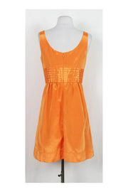 Current Boutique-Shoshanna - Orange Pleated Dress Sz 4