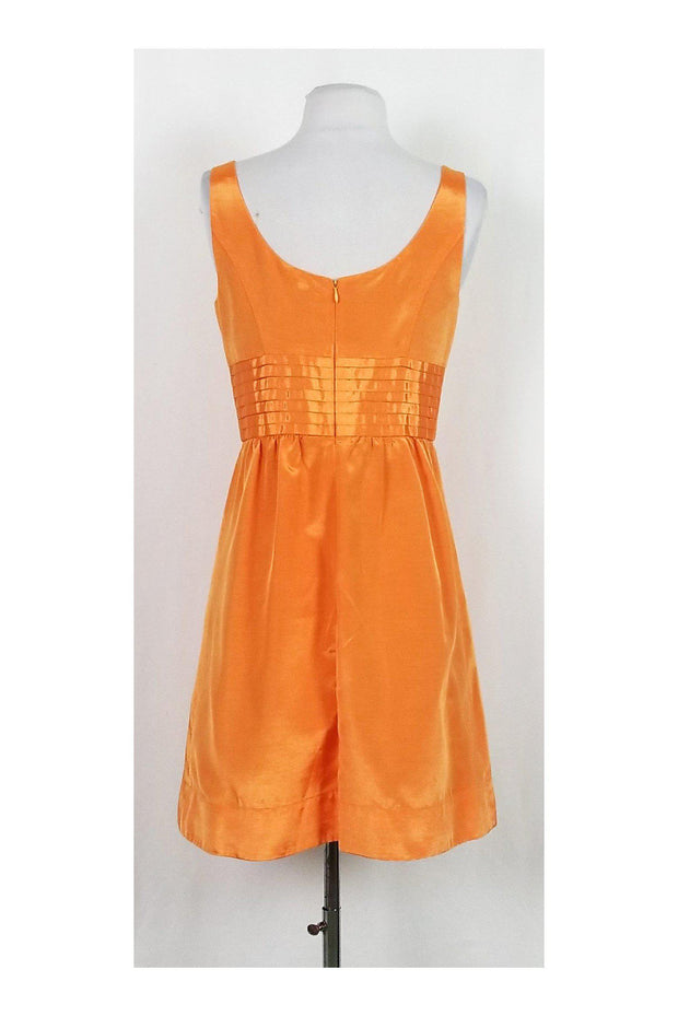 Current Boutique-Shoshanna - Orange Pleated Dress Sz 4