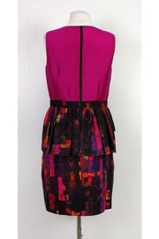 Current Boutique-Shoshanna - Hot Pink Peplum Dress Sz 8