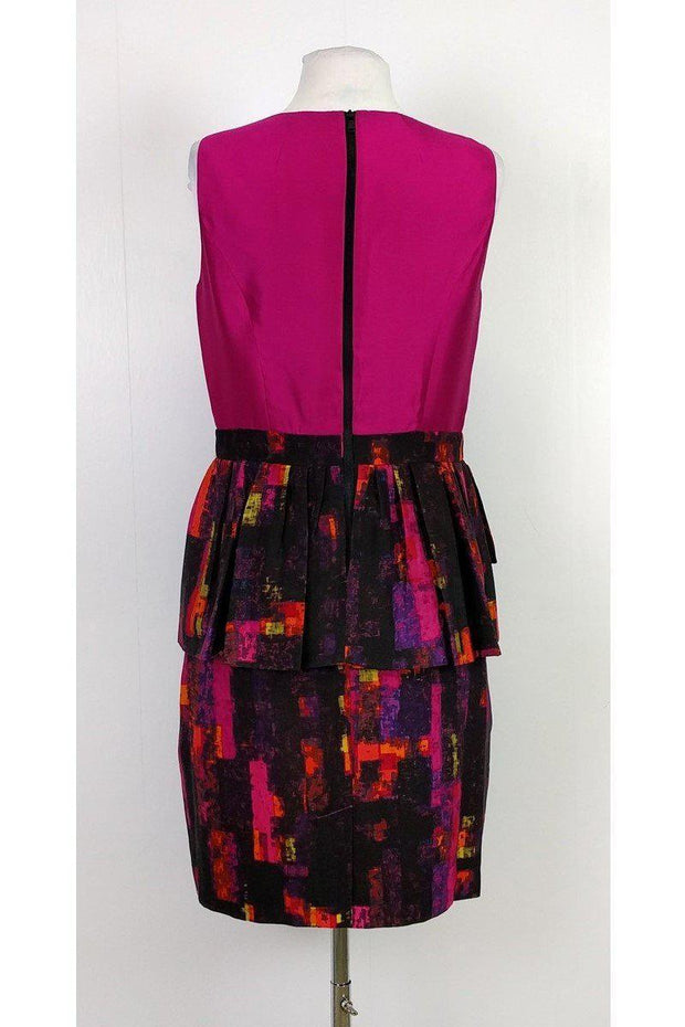 Current Boutique-Shoshanna - Hot Pink Peplum Dress Sz 8