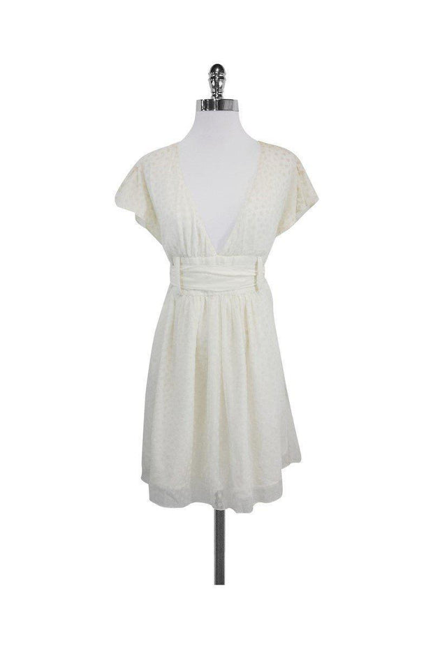 sophia eugene silk dress Sophia Eugene | Dresses | Sophia Eugene 0 Silk Blue White Print Dress