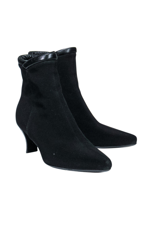 Stuart Weitzman Black Gore-Tex Booties Sz Current Boutique