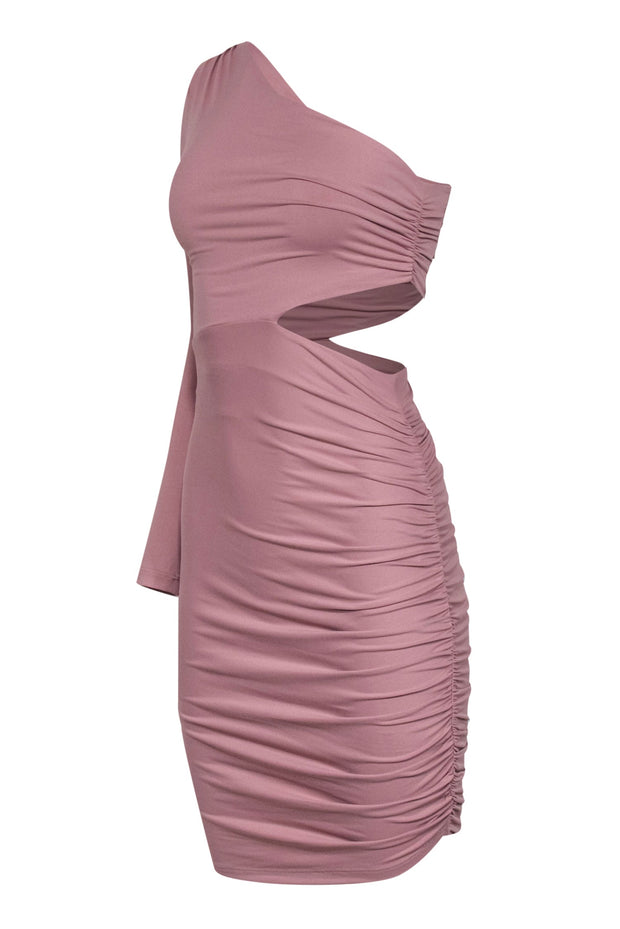 susana monaco ruched dress Susana Monaco Ruched Slit Dress