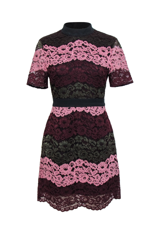 ted baker pink lace dress Ted Baker Mirza Eyelet Lace Midi-Dress