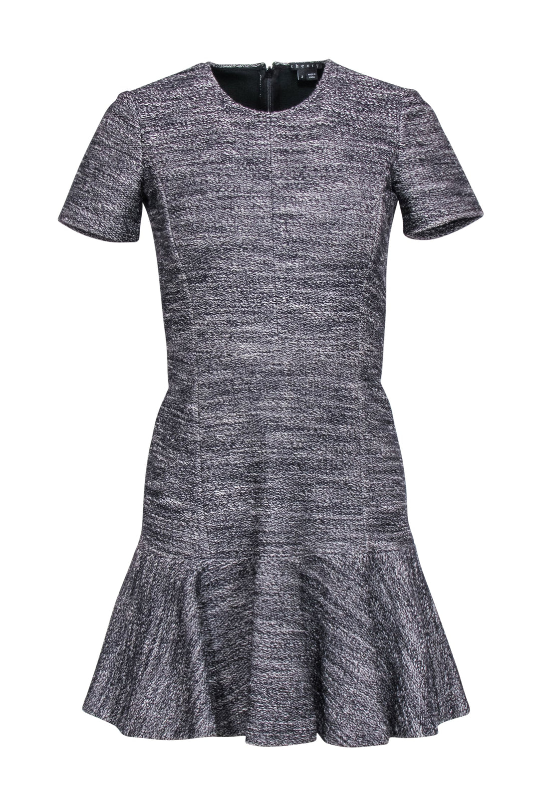 navy blue dress for baby girl famuka Little Girl Tweed Suit Kids 2PCS Sleeveless Dress + Coat Winter  Party Dress Outfit main image 1