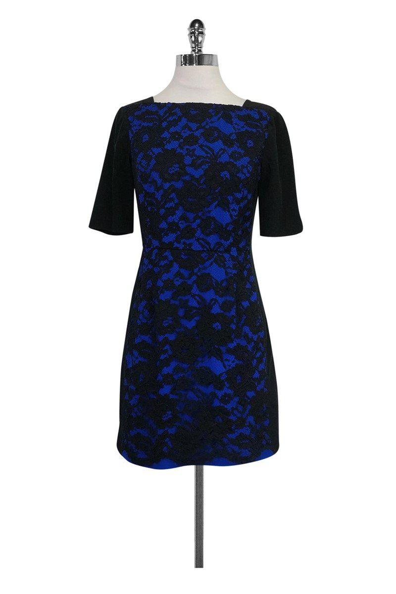 Tibi - Black & Blue Lace Dress Sz 4 Tibi - Black & Blue Lace Dress Sz 4