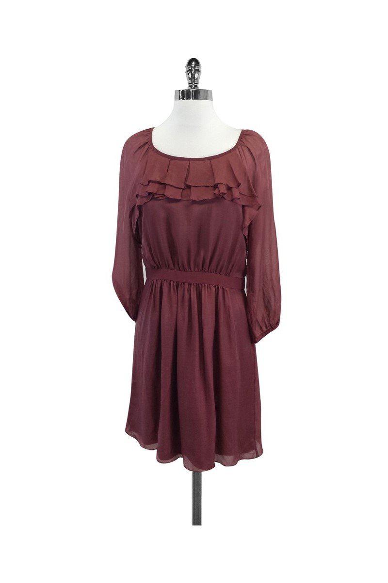 tibi silk ruffle dress Tibi Dress  Silk Taffeta  Dress  by SUE SARTOR