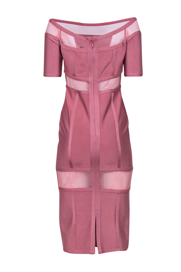 Midi Dress Topshop Boutique Dresses Topshop Blush Pink Bandage