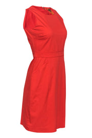 Current Boutique-Tory Burch - Coral Cotton Sheath Dress w/ Pockets Sz 4