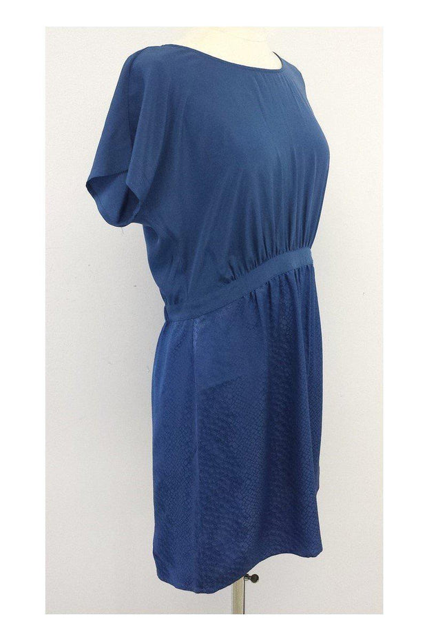 Current Boutique-Twelfth Street by Cynthia Vincent - Blue Silk Dress Sz M