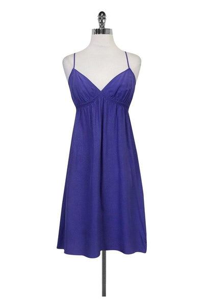 Current Boutique-Twelfth Street by Cynthia Vincent - Purple Silk Dress Sz S
