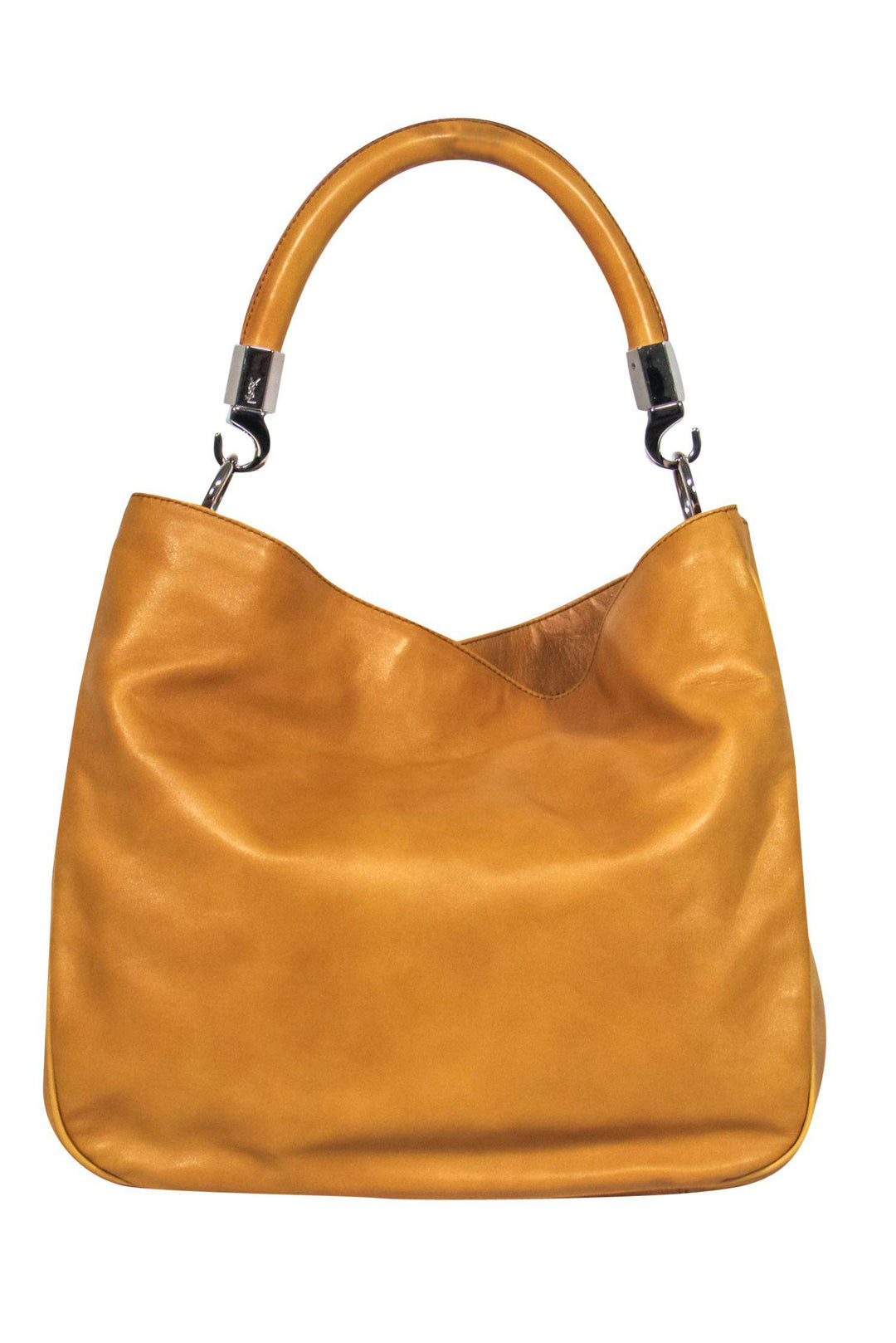Yves Saint Laurent - Mustard Leather Handbag – Current Boutique