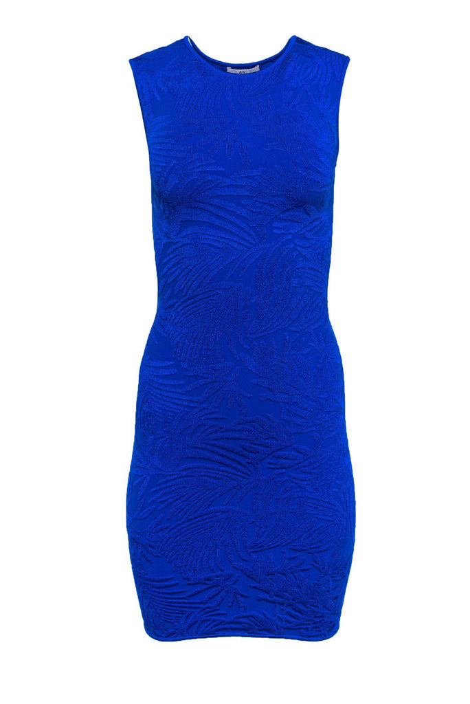 cobalt bodycon dress Zac Posen Mini Length Lace Trim H And Style-Color-Dim:AP1E212801_AA321_M Size:UK 10 / US 6 / EU 38
